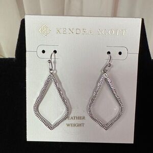 Kendra Scott Sophia Silver Open Frame Earrings